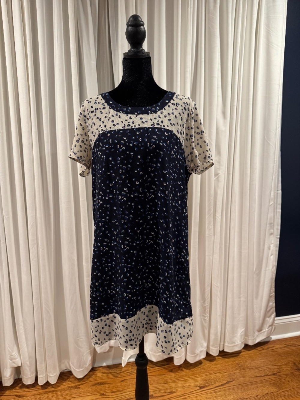 Anthropologie Maeve Leopard print shift dress